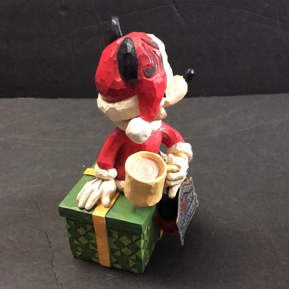 8 hours Sale!!!! NWB Jim Shore Santa Minnie with Hot Chocolate - Picture 4 of 9
